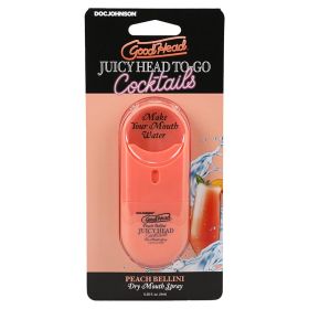 GoodHead Juicy Head Cocktails Dry Mouth Spray To-Go-Peach Bellini