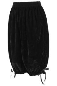 Black Velvet Long Bloomers (size: Queen)