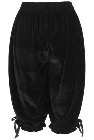 Black Velvet Long Bloomers (size: Regular)