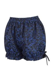 Blue/Black Brocade Bloomers (size: Queen)