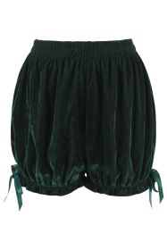 Dark Green Velvet Bloomers (size: Queen)