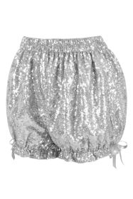 Silver Sequin Bloomers (size: Queen)