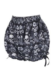 Skulls & Roses Print Bloomers (size: Queen)