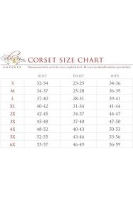 Top Drawer Black/White Steel Boned Burlesque Corset (size: 3X)