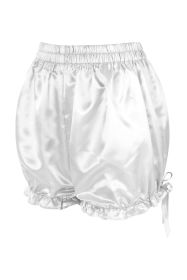 White Satin Bloomers (size: Queen)